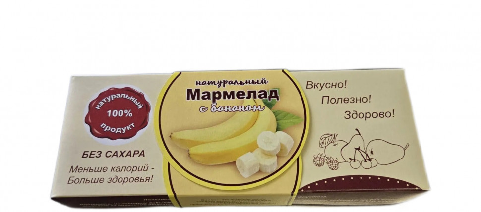 Мармелад натуральный "Банан" 140г  в Алапаевске
