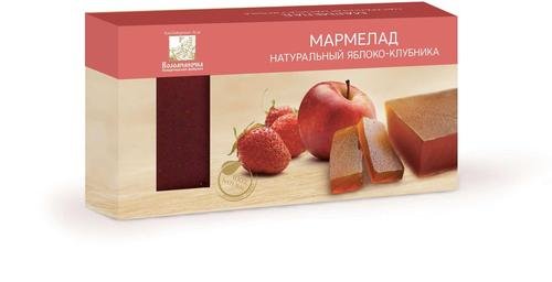 №2 Мармелад пластовый 210г Яблоко-Клубника в Алапаевске