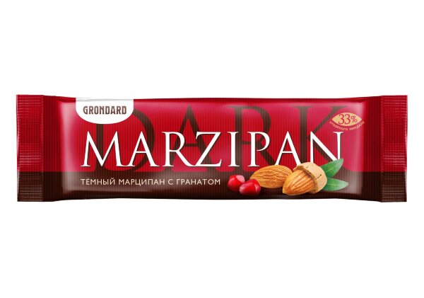 №1 TM Grondard     (10973) Батончики глазированные Марципановые ГРАНАТ, (24шт по 50г)       в Алапаевске