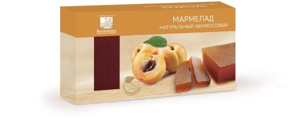 №2 Мармелад пластовый 210г абрикосовый  в Алапаевске