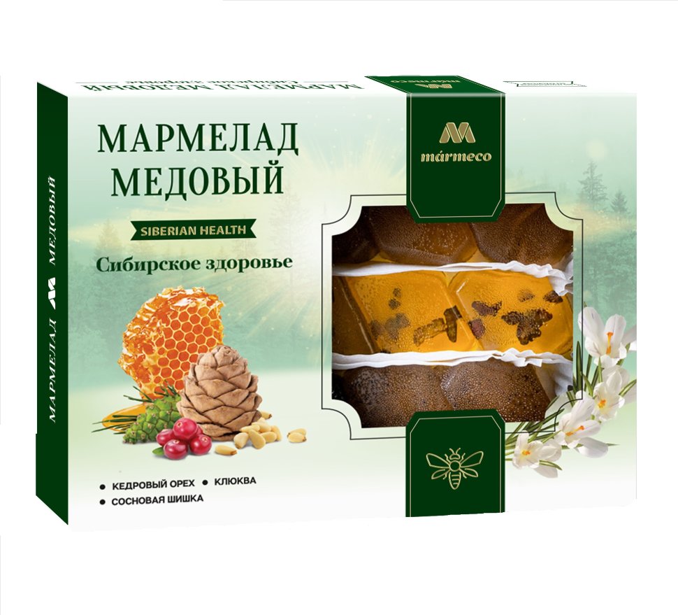  Мармелад медовый "Сибирское здоровье" без сахара 200г  в Алапаевске