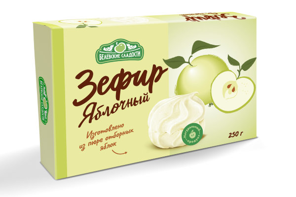 №2 Зефир белевский "Яблочный" 250г в Алапаевске